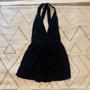Abercrombie linen Halter Mini Romper dress